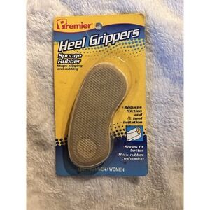 HEEL GRIPPERS Sponge Foam Rubber Adhesive Gripper Pads Shoe Cushion PREMIER New